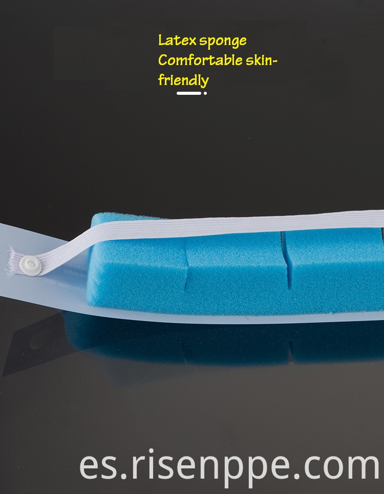 Protector facial a prueba de polvo desechable Dust Proof Face Shield Disposable